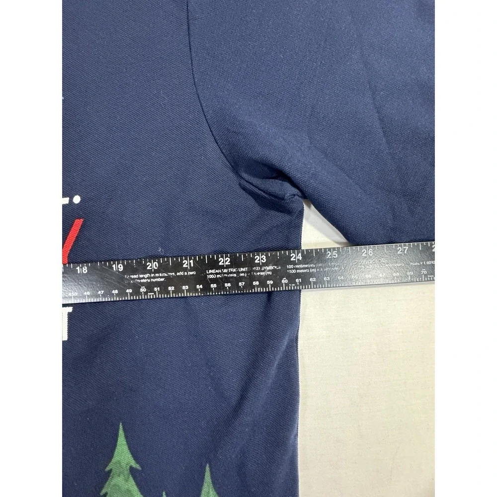 NWOT Polo Ralph Lauren SKI Tourney Print Mesh Knit Collared Polo Shirt Navy XLT